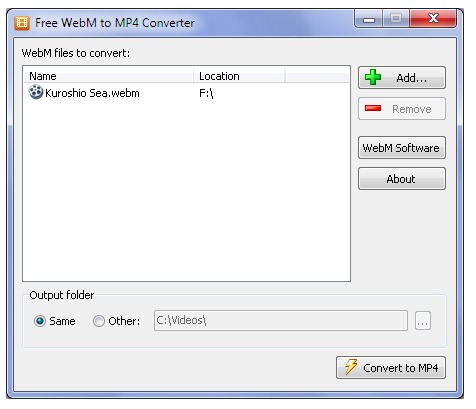 convert webm to mp4 for mac